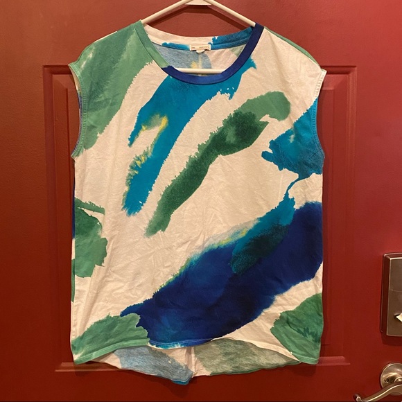 GAP Tops - Women's GAP Watercolor Sleeveless Blouse